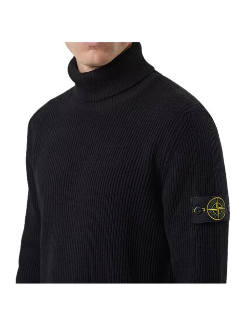 Stone Island roundneck pullover nero Stone Island | L2S15 5100052 S00C2V0029 BLACK